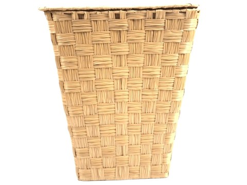 Superior Tapered PE Resin Laundry Hamper with Integrated Handles